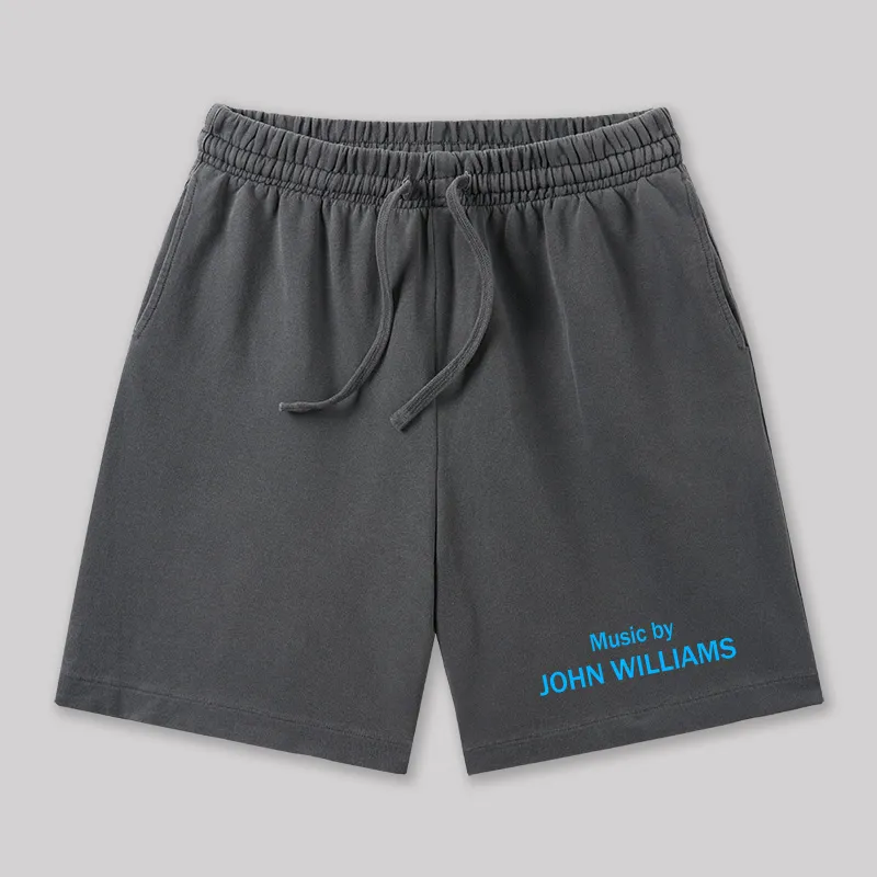 Music by John Williams Geeky Washed Shorts - Image 2