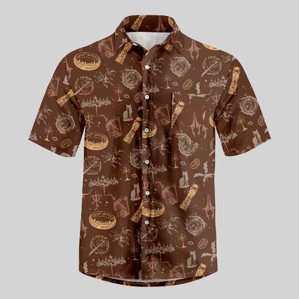 Magic Ring Cool Button Up Pocket Shirt