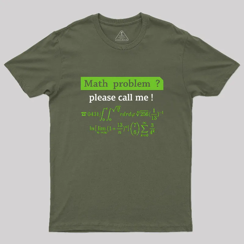 Math Problem? Geek T-Shirt - Image 3