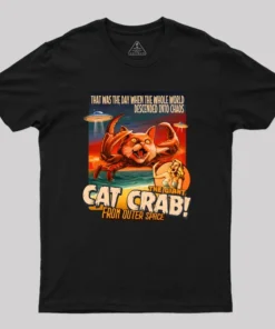 Alternative view of The Giant Cat Crab Geek T-Shirt