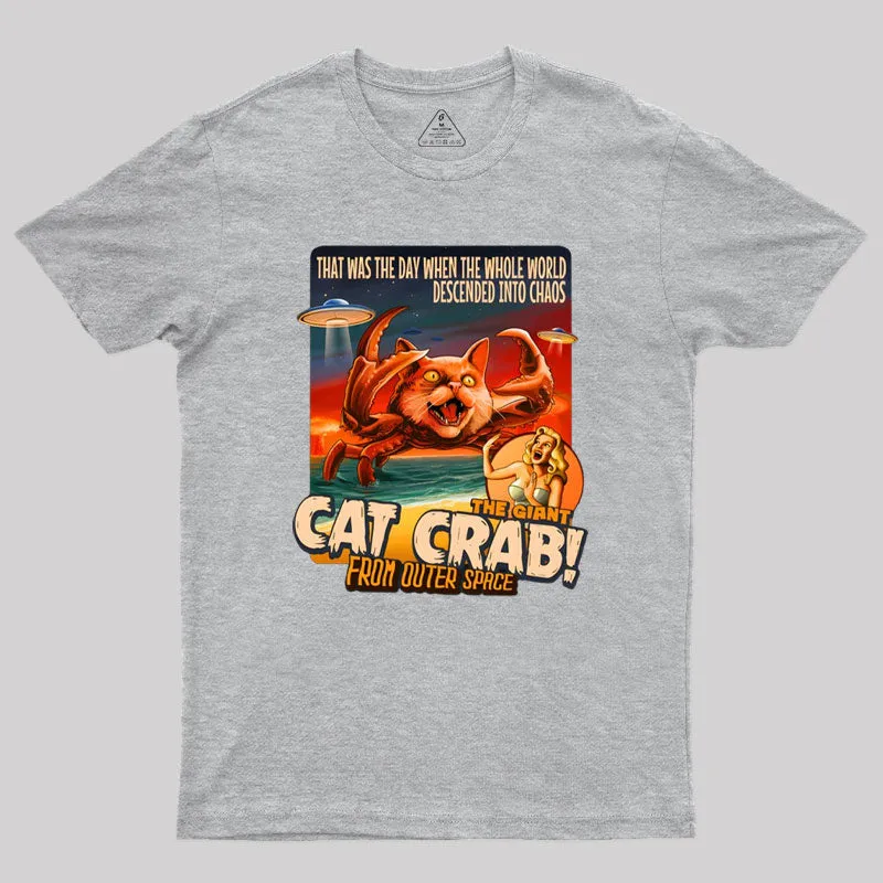 The Giant Cat Crab Geek T-Shirt - Image 4