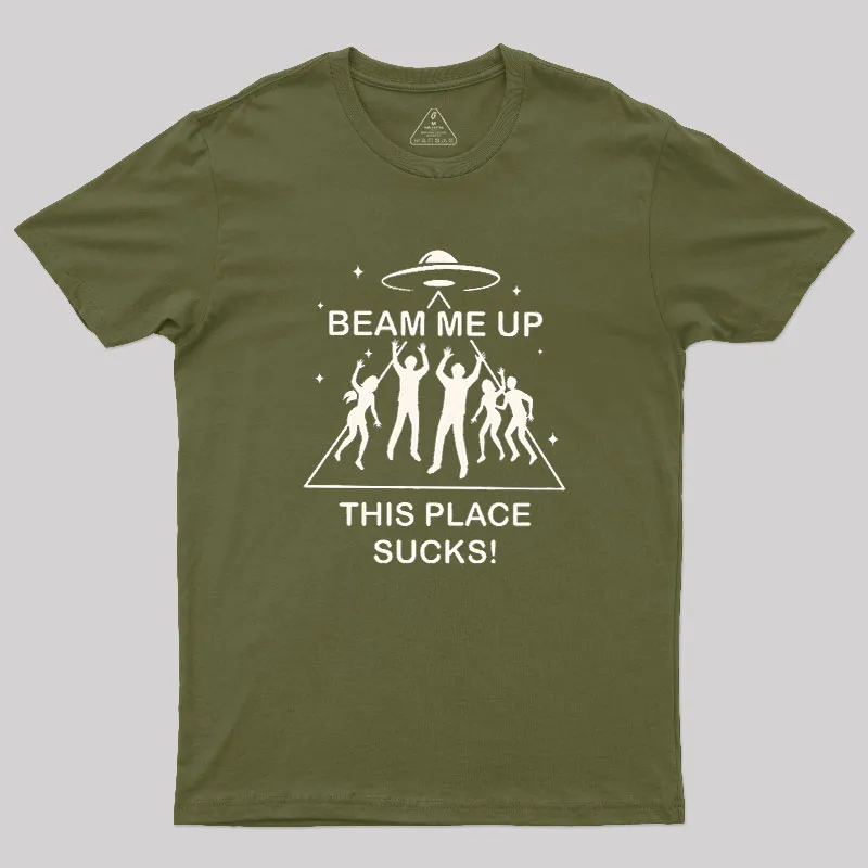 Beam Me Up Geek T-Shirt - Image 3