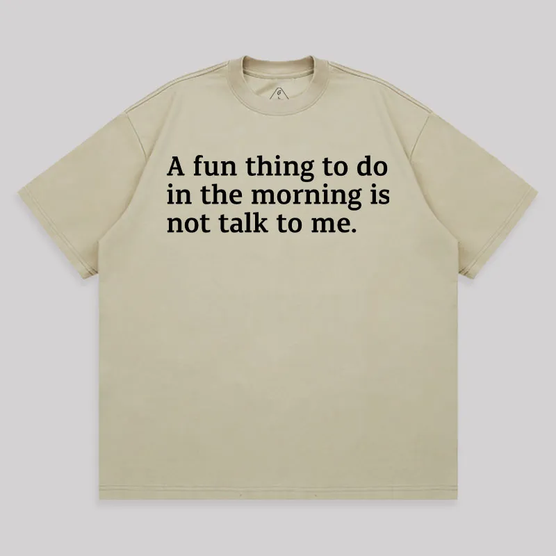 Not Talk To Me Unisex Oversized T-shirt - Image 8