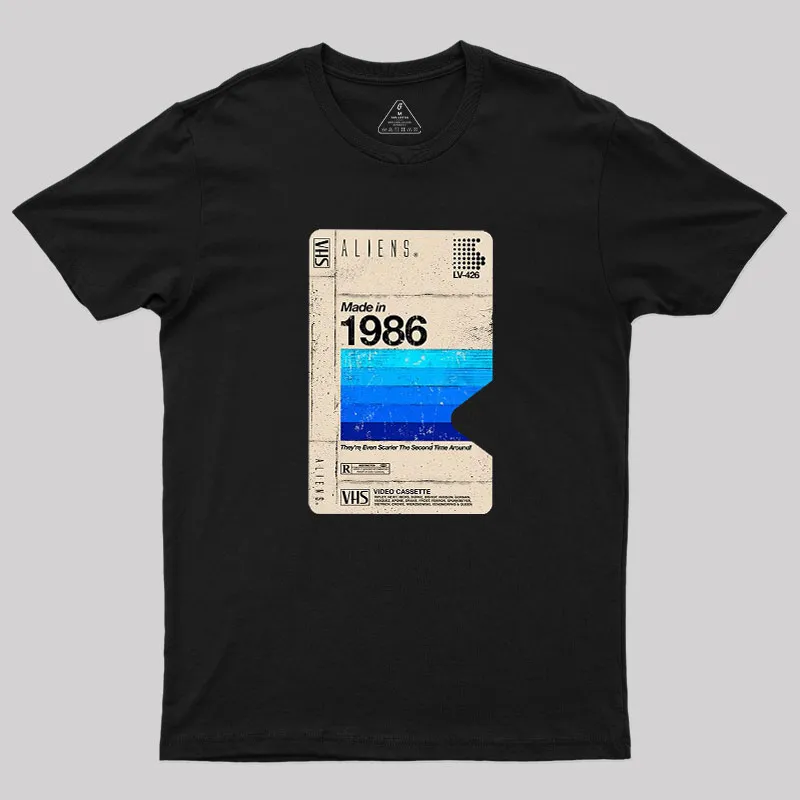 Aliens Blank Tape Geek T-Shirt