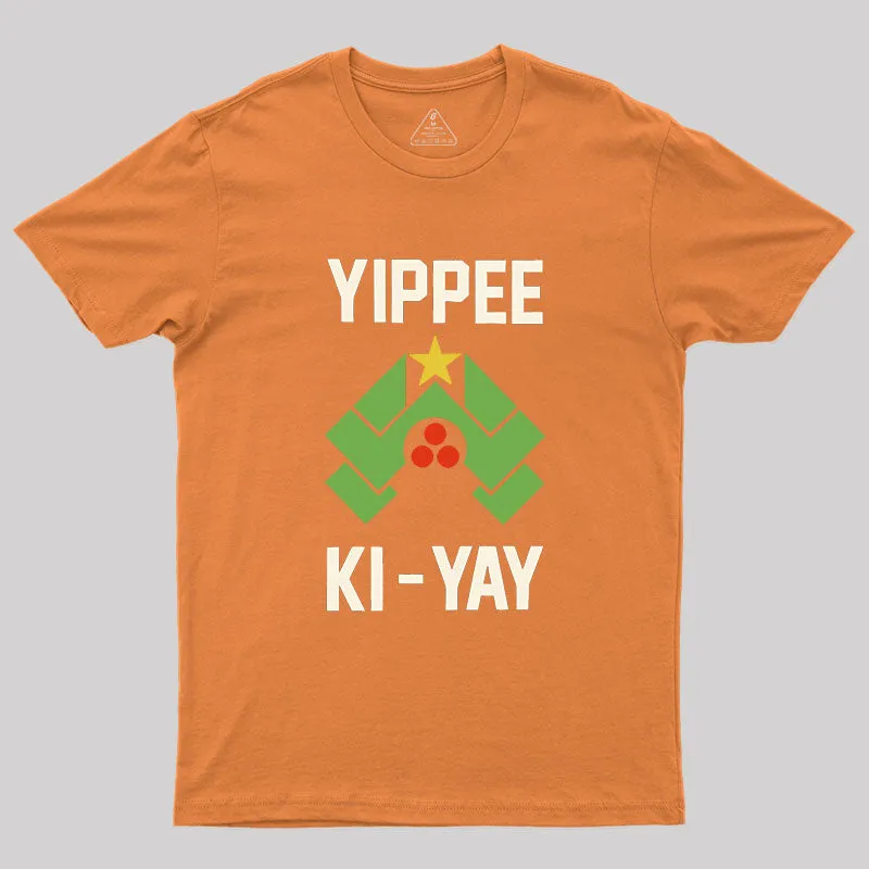 Yippee Ki Yay Christmas Geek T-Shirt - Image 7