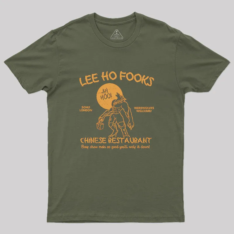 Lee Ho Fooks Chinese Restaurant Geek T-Shirt - Image 3