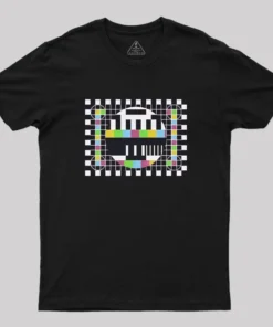 Alternative view of Sheldon's Test Pattern Geek T-Shirt