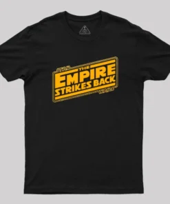 Alternative view of Empire Strikes Back Geek T-Shirt
