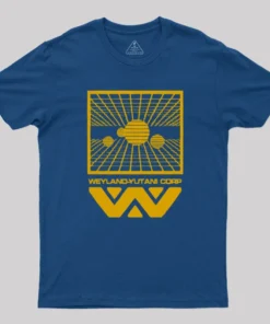 Alternative view of Weyland Yutani Corp Geek T-Shirt