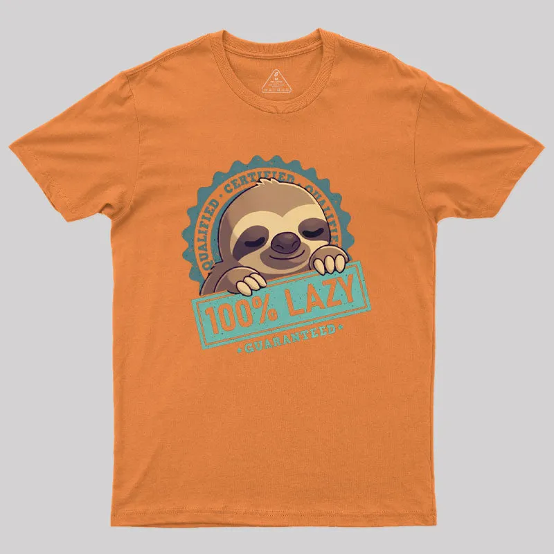 100% Lazy Geek T-Shirt - Image 7