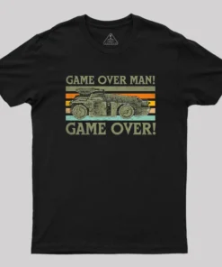 Alternative view of Game Over Man Game Over Geek T-Shirt