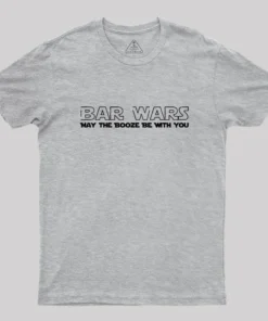 Bar Wars May The Booze Be With You Geek T-Shirt