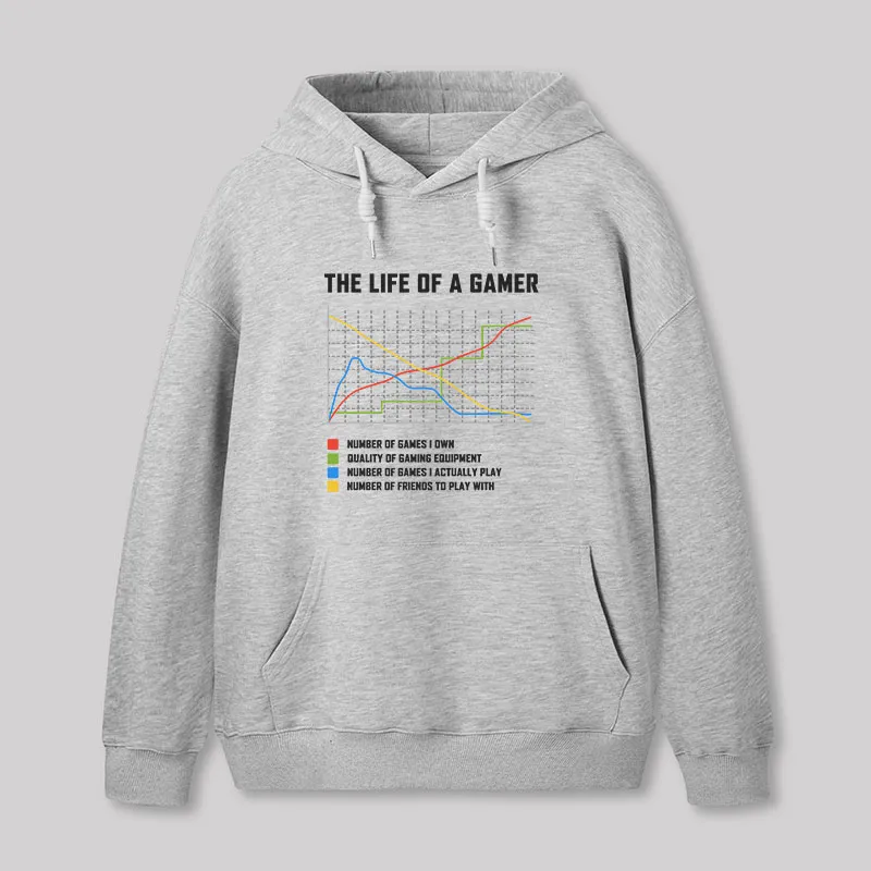 The Life Of A Gamer Geek Hoodie - Image 4