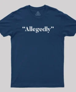 Alternative view of Allegedly Geek T-Shirt