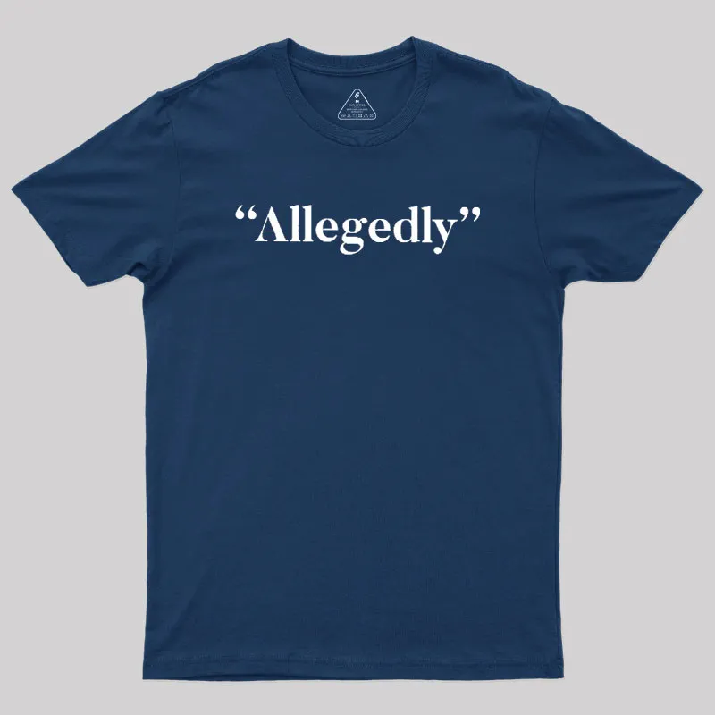 Allegedly Geek T-Shirt - Image 2