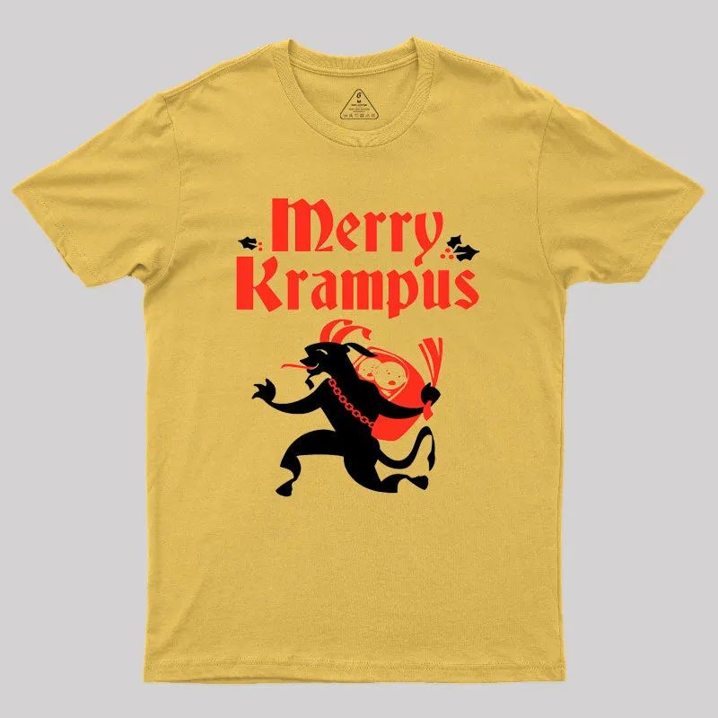 Merry Krampus Geek T-Shirt - Image 5