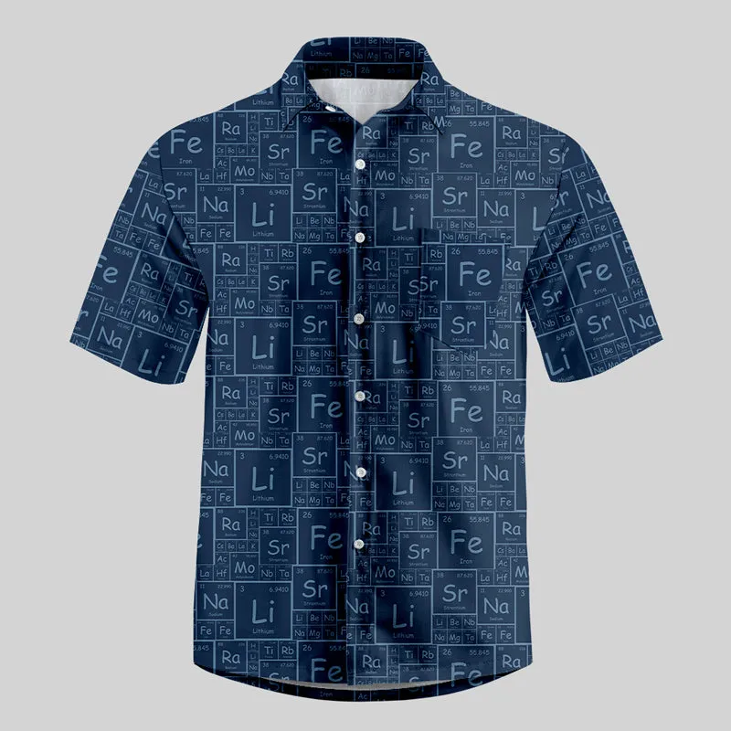 Chemical Element Wall Button Up Pocket Shirt - Image 2
