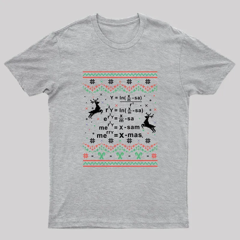 The Merry Christmas Formula T-Shirt - Image 5