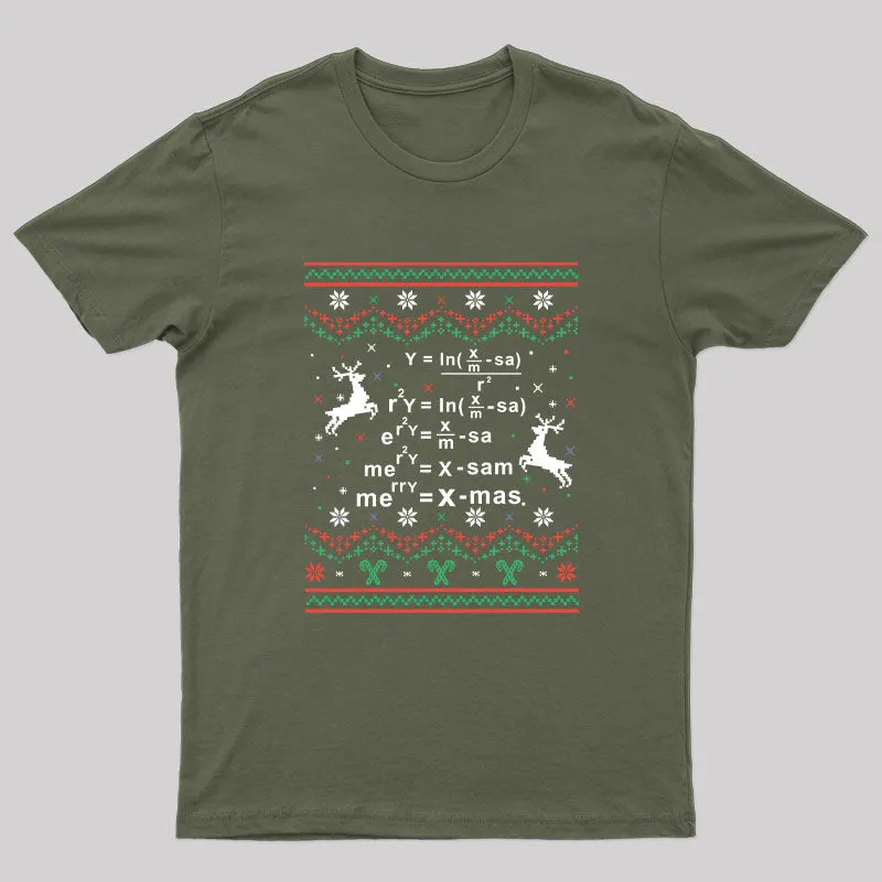 The Merry Christmas Formula T-Shirt - Image 3