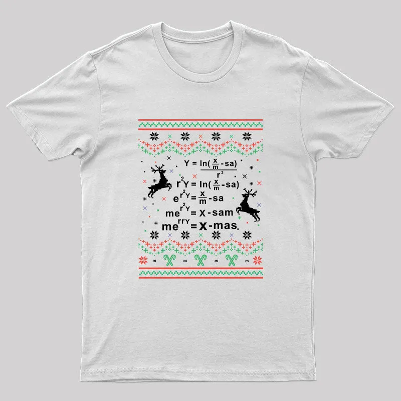 The Merry Christmas Formula T-Shirt - Image 6