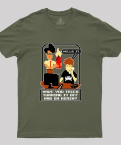 Tech Support Sitcoms Geek T-Shirt