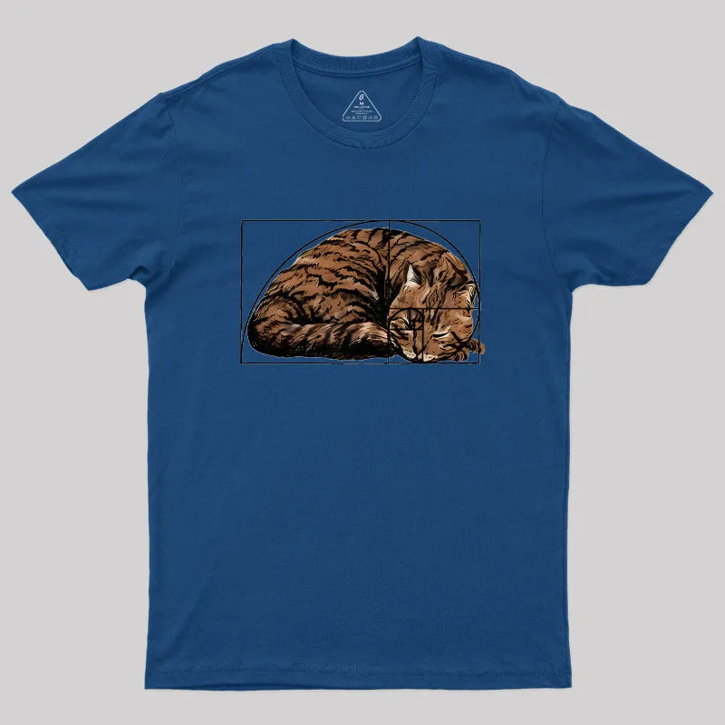 Fibonacci sequence Cat Geek T-Shirt - Image 2