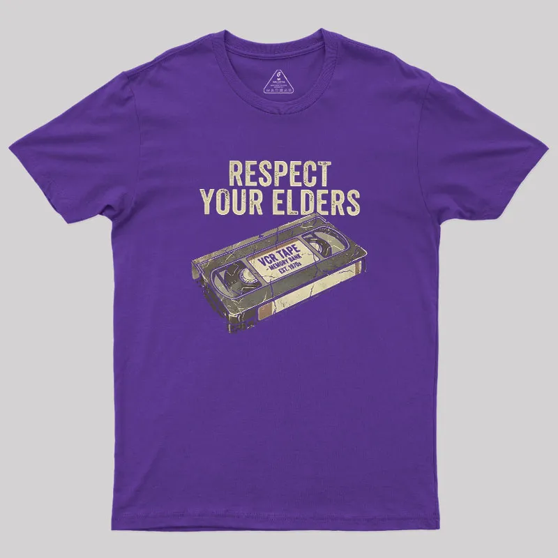 Respect Your Elders Geek T-Shirt - Image 5