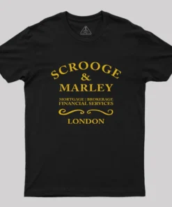 Alternative view of Scrooge and Marley Geek T-Shirt