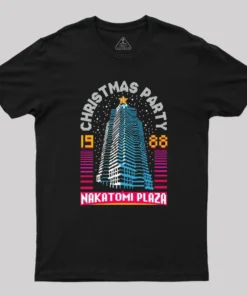 Alternative view of Nakatomi Plaza Christmas Party 88 Geek T-Shirt