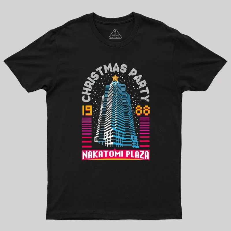 Nakatomi Plaza Christmas Party 88 Geek T-Shirt - Image 2