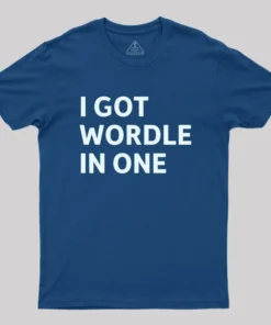 I Got Wordle in One Geek T-Shirt