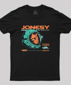 Jonesy The Space Cat Geek T-Shirt