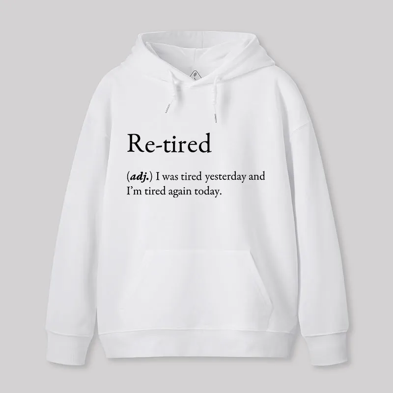 Retired Definition Nerd Geek Hoodie - Image 5