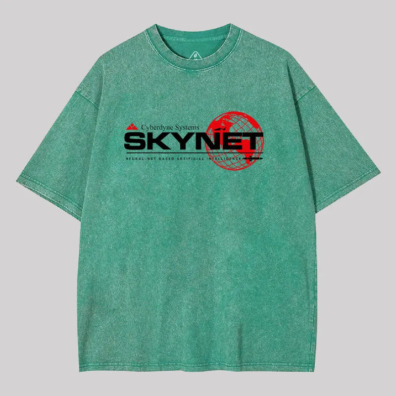 Cyberdyne Systems Skynet Washed T-shirt - Image 2