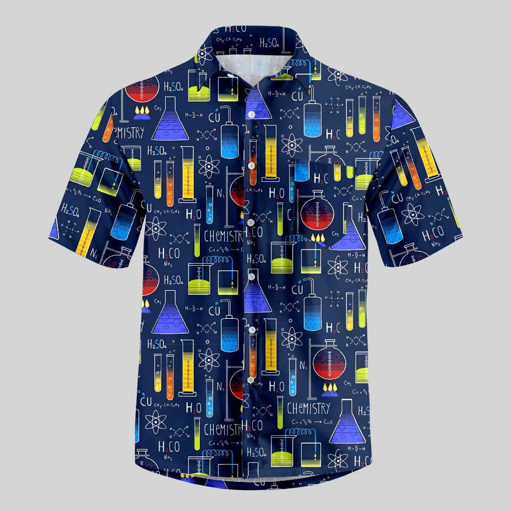 Chemistry Lab Button Up Pocket Shirt