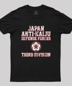 Japan Anti-Kaiju Defense Forces Third Division Geek T-Shirt