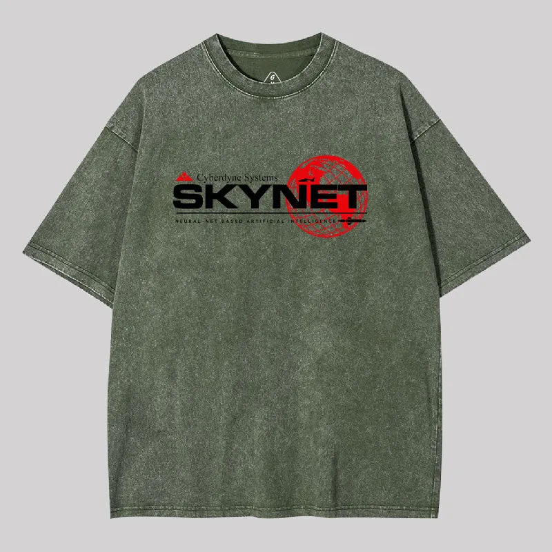 Cyberdyne Systems Skynet Washed T-shirt - Image 3