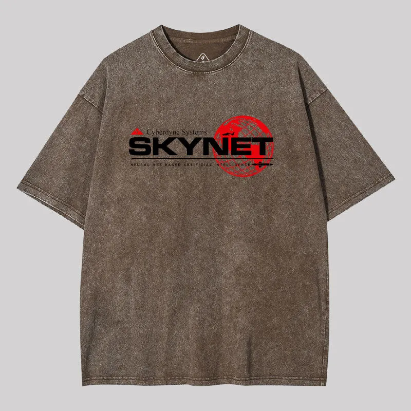 Cyberdyne Systems Skynet Washed T-shirt - Image 4