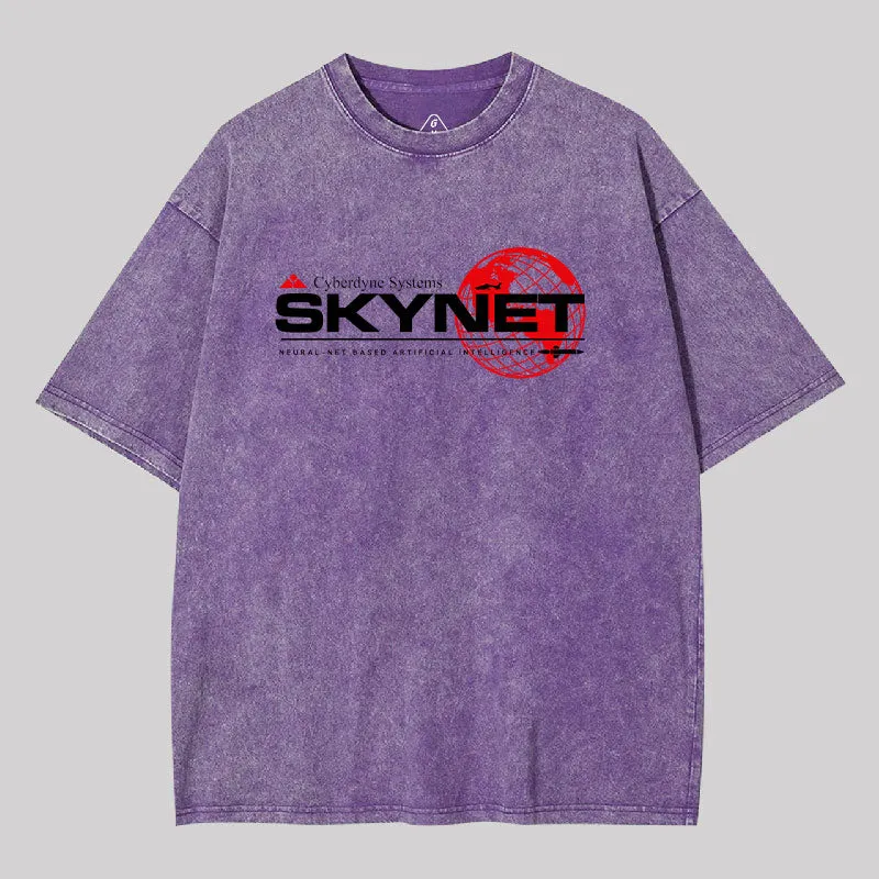 Cyberdyne Systems Skynet Washed T-shirt - Image 5
