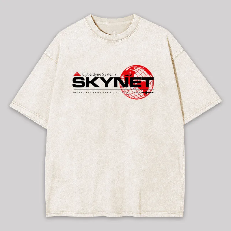 Cyberdyne Systems Skynet Washed T-shirt - Image 8