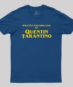 Alternative view of Quentin Tarantino Geek T-Shirt