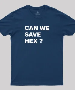 Alternative view of Can We Save Hex Geek T-Shirt