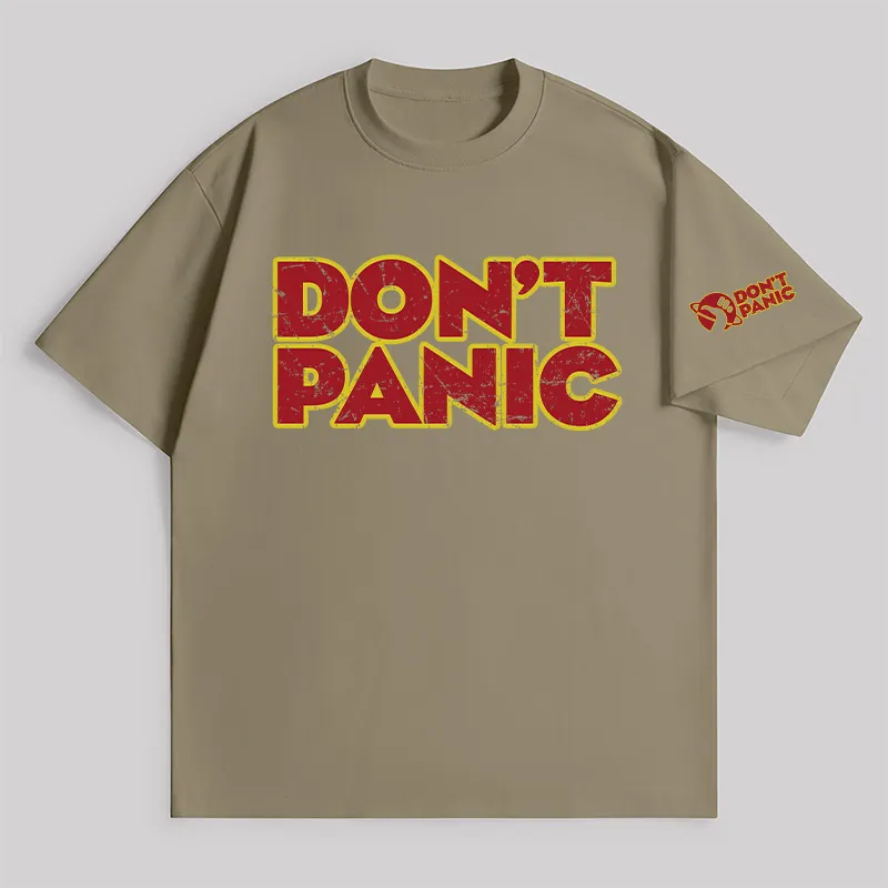 Don't Panic Unisex Oversized T-shirt - Image 4