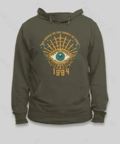 Alternative view of 1984 George Orwell Control The Future Hoodie