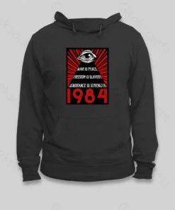 Alternative view of 1984 Orwell Hoodie