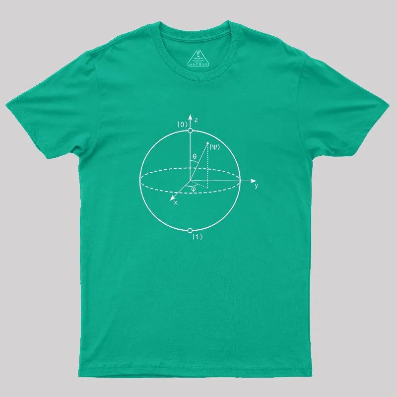Bloch Sphere Geek T-Shirt - Image 9