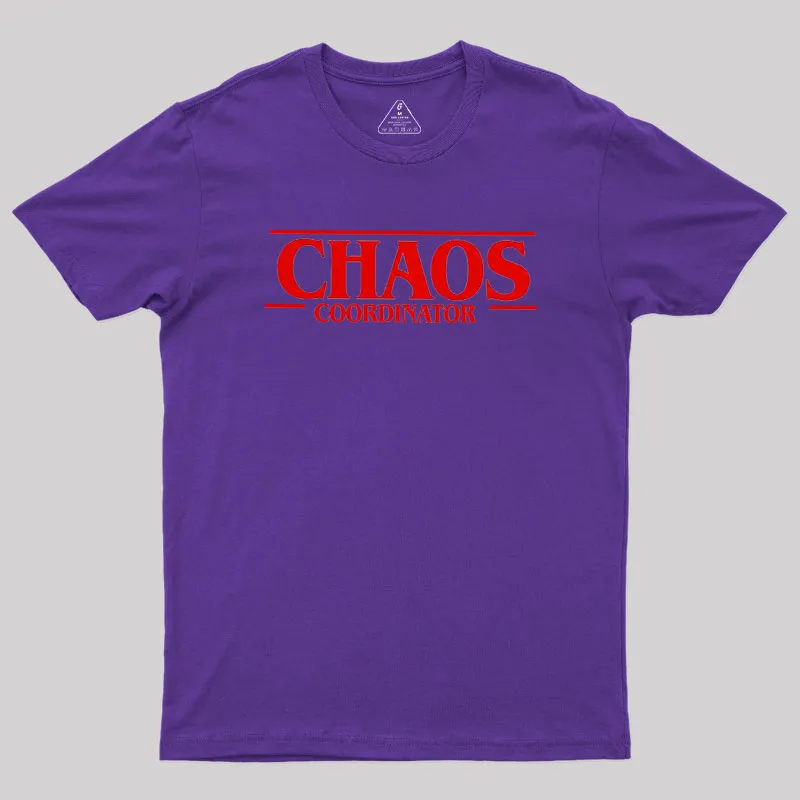 Stranger Chaos Geek T-Shirt - Image 5