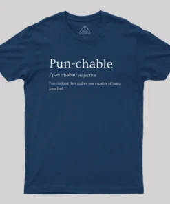 Alternative view of Pun-chable Geek T-Shirt