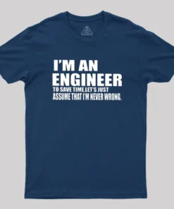 Alternative view of I'm An Engineer Geek T-Shirt