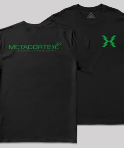 Alternative view of Metacortex Future Front and Back Printed Geek T-Shirt